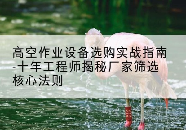 宜川剪叉式升降机厂家-高空作业设备选购实战指南-十年工程师揭秘厂家筛选核心法则